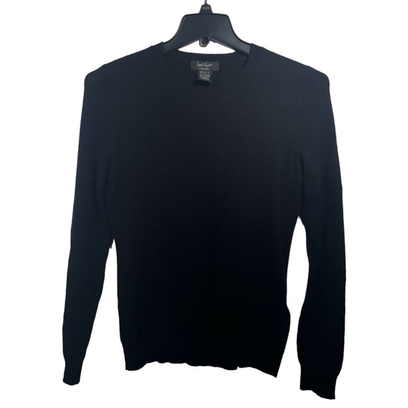 Lord u0026 Taylor | Sweaters | Lord Taylor Womens 0 Cashmere Sweater Black  Round Neck Size Medium | Poshmark